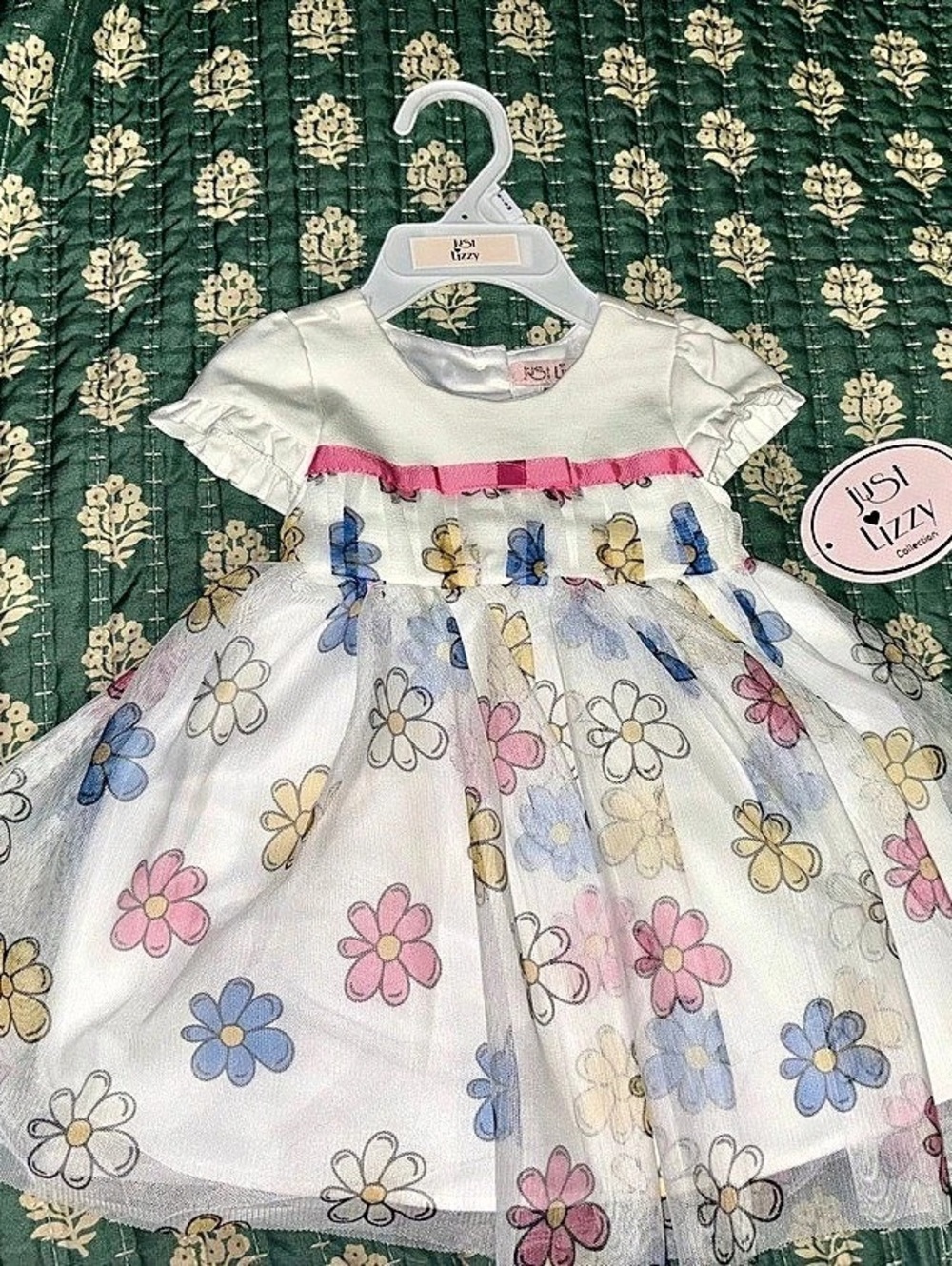 6/9m NWT floral dress